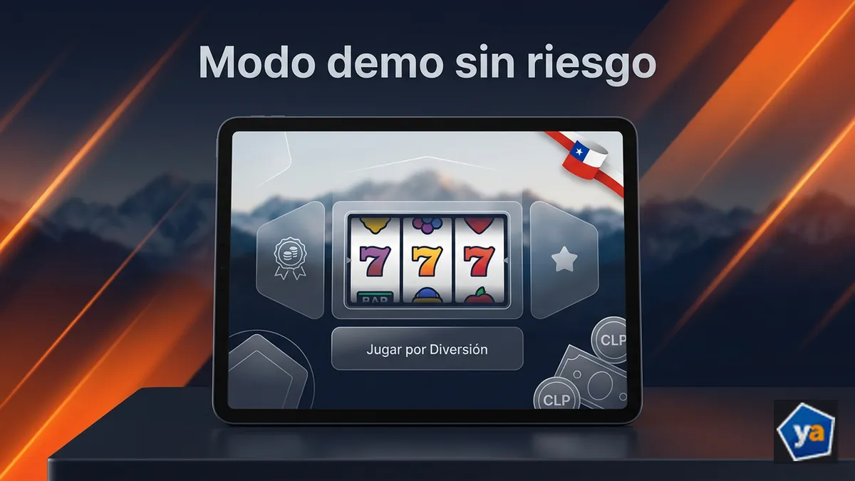 Tablet con el modo Jugar por Diversión de Yajuego para probar tragamonedas sin dinero real