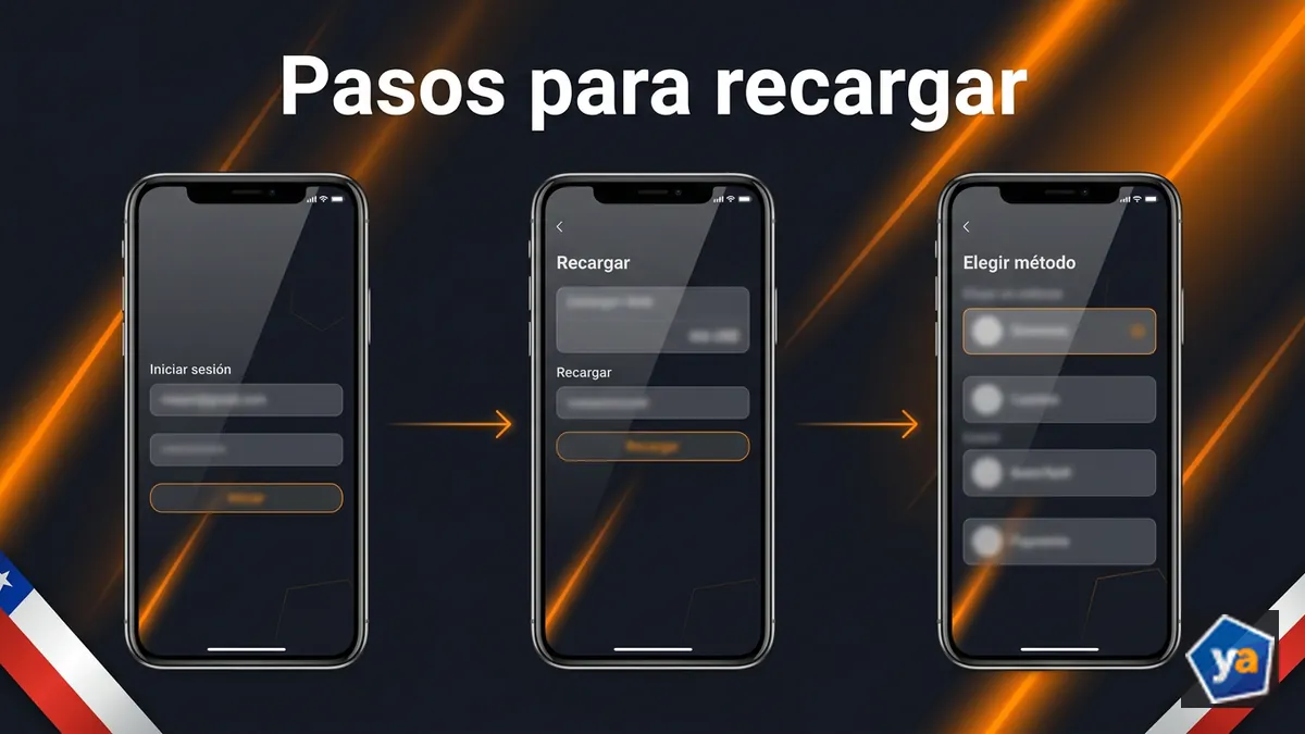 Pasos para depositar dinero en Yajuego desde Chile paso a paso